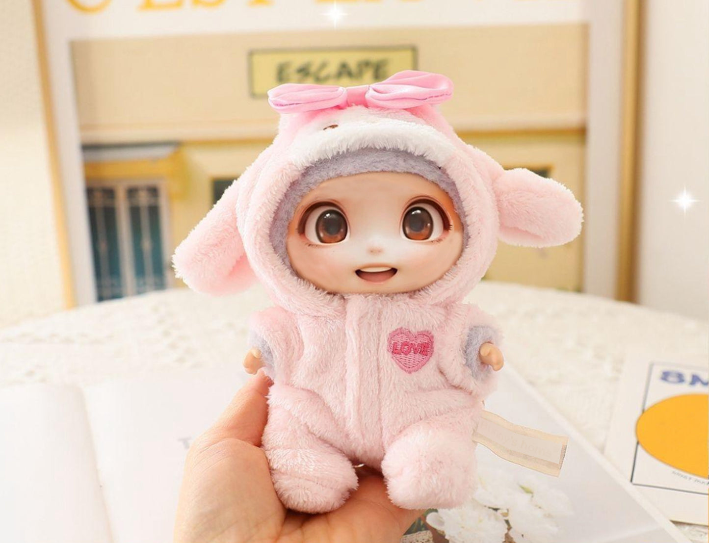 1PCS Doll Clothes Outfit Set For LABUBU 15CM-17CM Doll, Adorable Dress Up Accessories For Doll - Dolls Not Included - EBS PLATFORM INC.