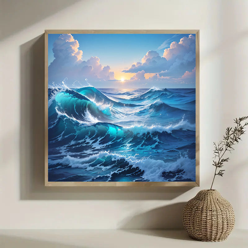 5DDIY Diamond Painting Set - Full Diamond Round Water Diamond Art