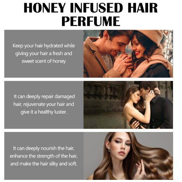 Roxelis Honey Hair Care Perfume Hair Care Fragrance Nourishes And Restores Dry And Rough Hair With A Smooth Moisturizing Perfume - EBS PLATFORM INC.