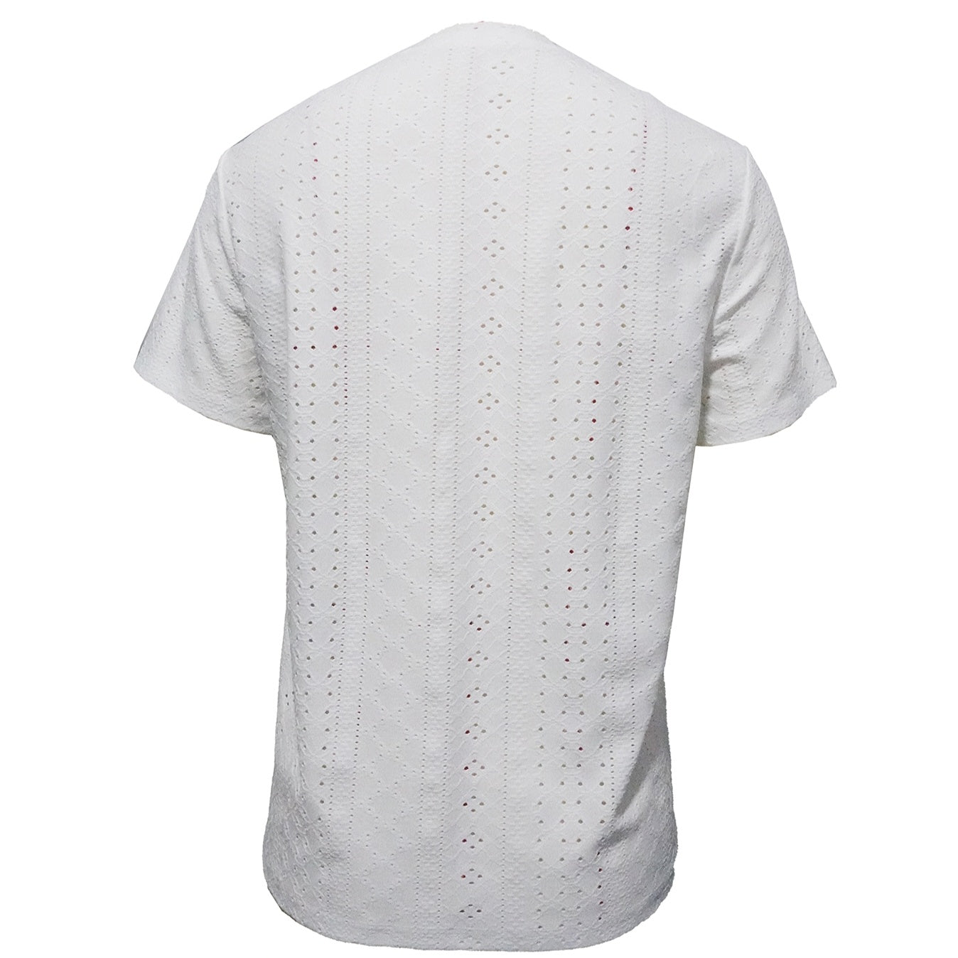 Ladies' Summer Solid Color Versatile Casual Style Hollow Pattern Round Neck T-shirt Top