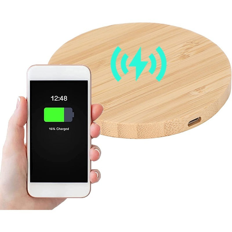 Bamboo Vertical Wireless Charging, Home, Office, Travel Universal, Dual-coil Design, Horizontal And Vertical Screen Can Be Charged, Compatible With All Kinds Of Wireless Charging Equipment