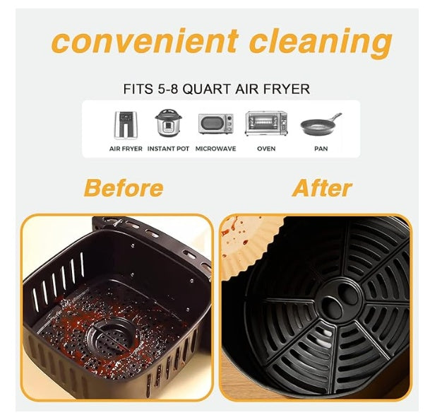 Disposable Air Fryer Paper - Round