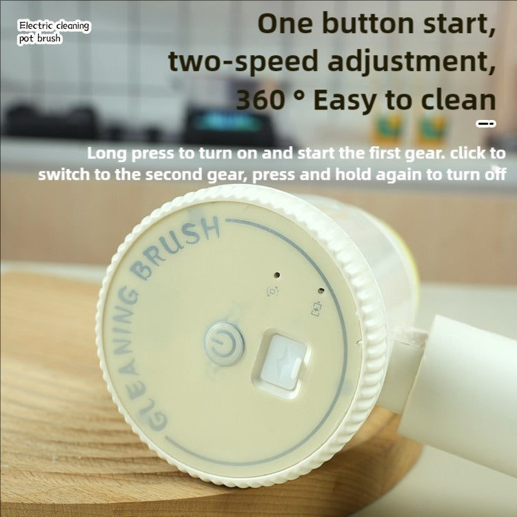 The Electric Cleaning Brush Is Equipped With A Variety Of Brush Heads, Which Can Be Flexibly Switched For Different Scenarios Such As Kitchens And Bathrooms To Meet Diverse Cleaning Needs