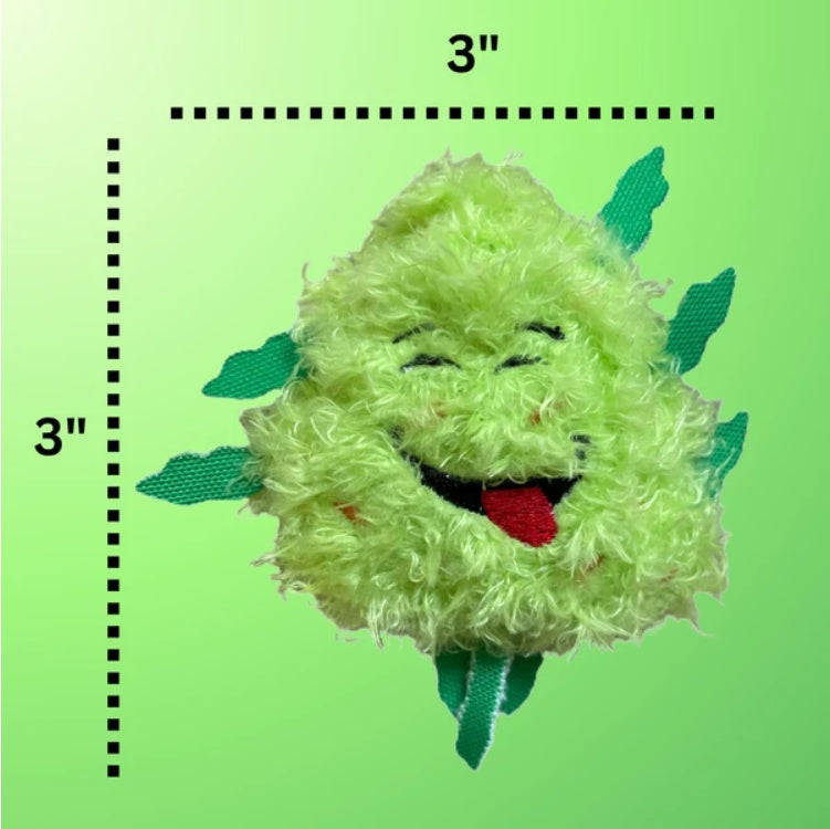 My Name Is Bud Jr, Funny Catnip Weed Nug Cat Toy, Cute Stuffed Parody Pot Nug, Cool Plush 420 Novelty Gift For Cats, Kittens & Their Owners, For Play A Photo Prop