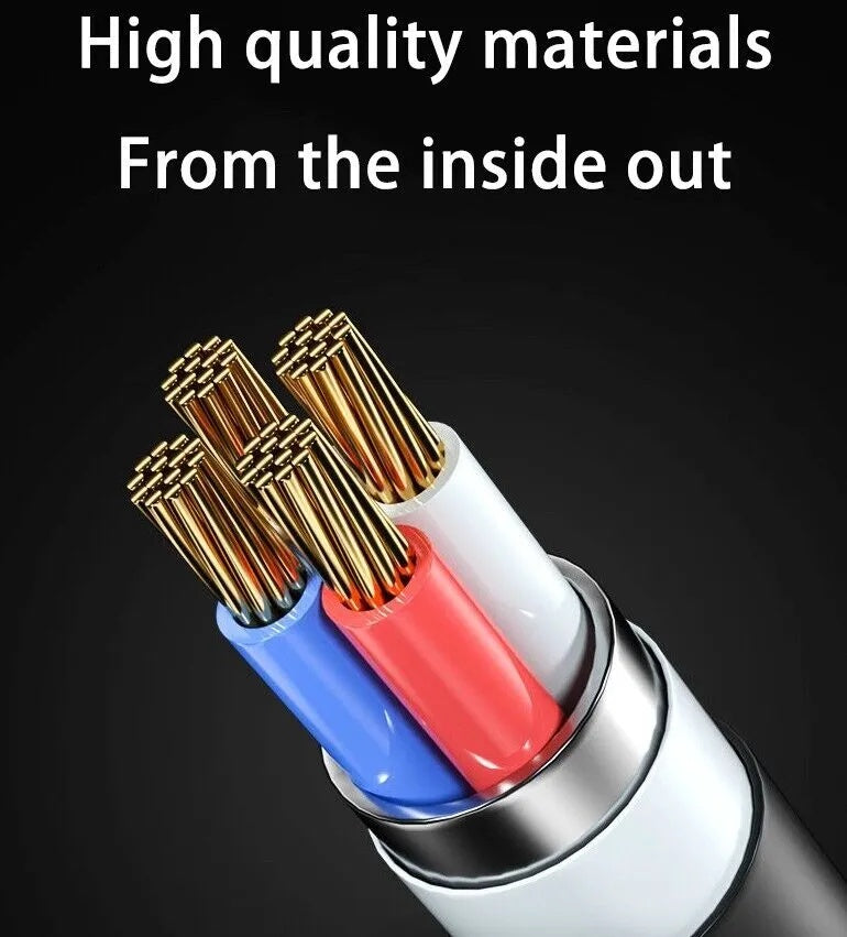 USB 3.0 A Male To A Male Cable Data Transfer Super Speed Power Charger Metal 6FT