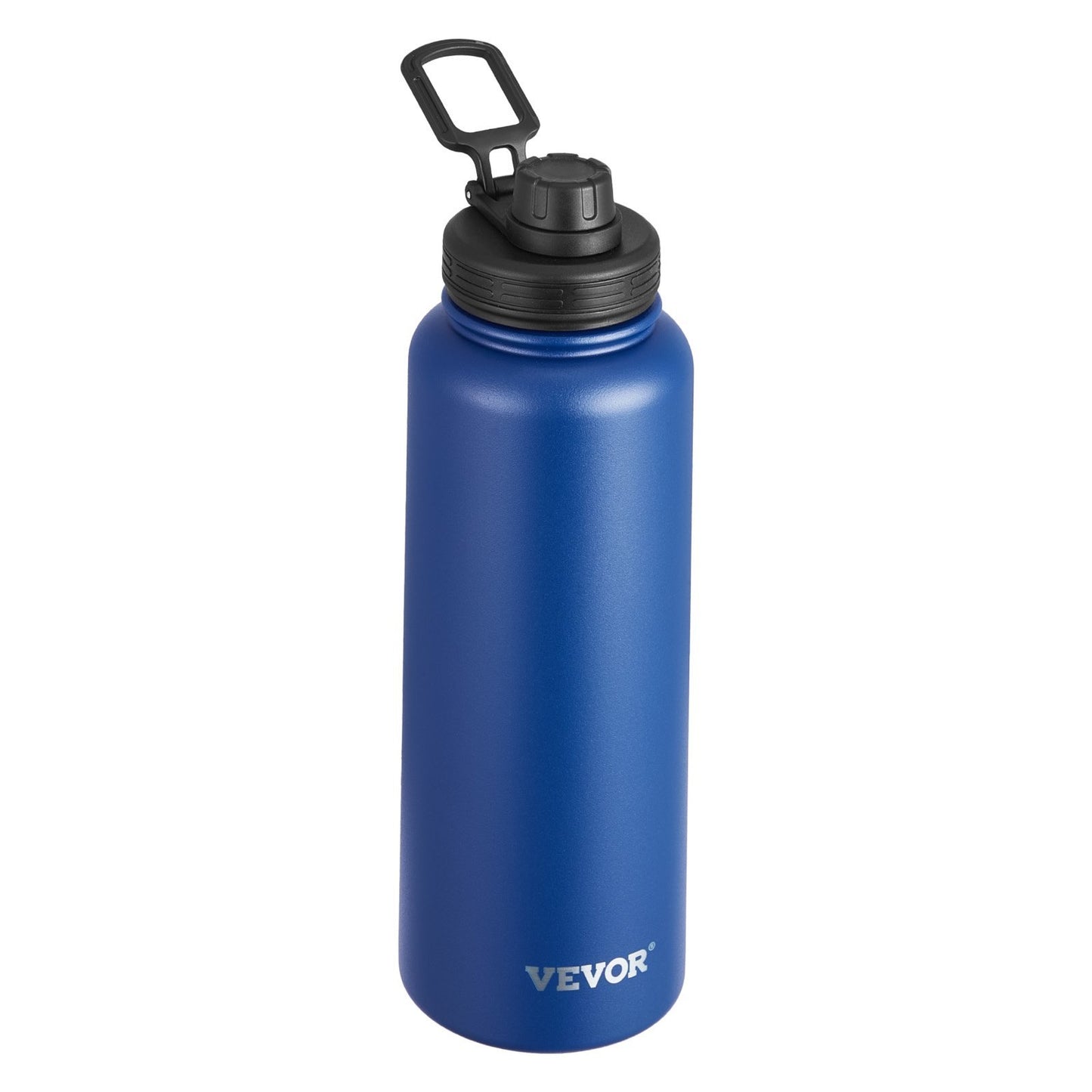 40 Oz Insulated Water Bottle Stainless Steel With Wide Mouth Lid Blue - EBS PLATFORM INC.