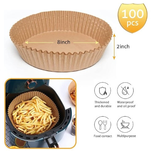 Disposable Air Fryer Paper - Round