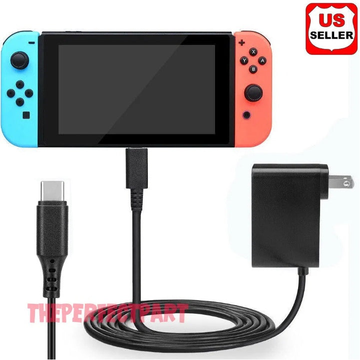 For Nintendo AC Power Supply Adapter Home Wall Travel Charger Cable 2.4A - EBS PLATFORM INC.