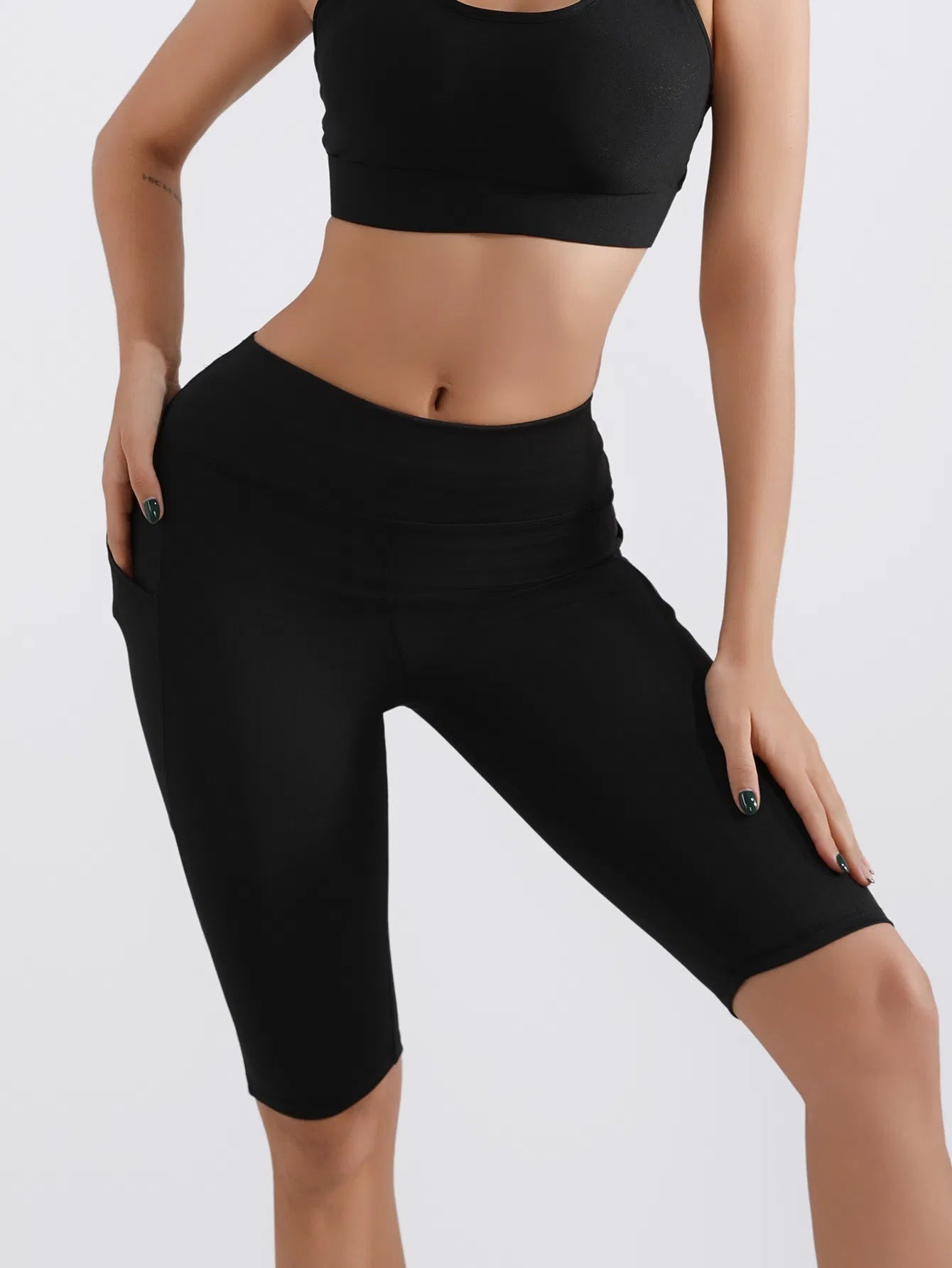 5-inch Yoga Shorts5 High-Waist Seamless Biker Shorts Butt-Lifting, Quick-Dry & Summer Workout Ready