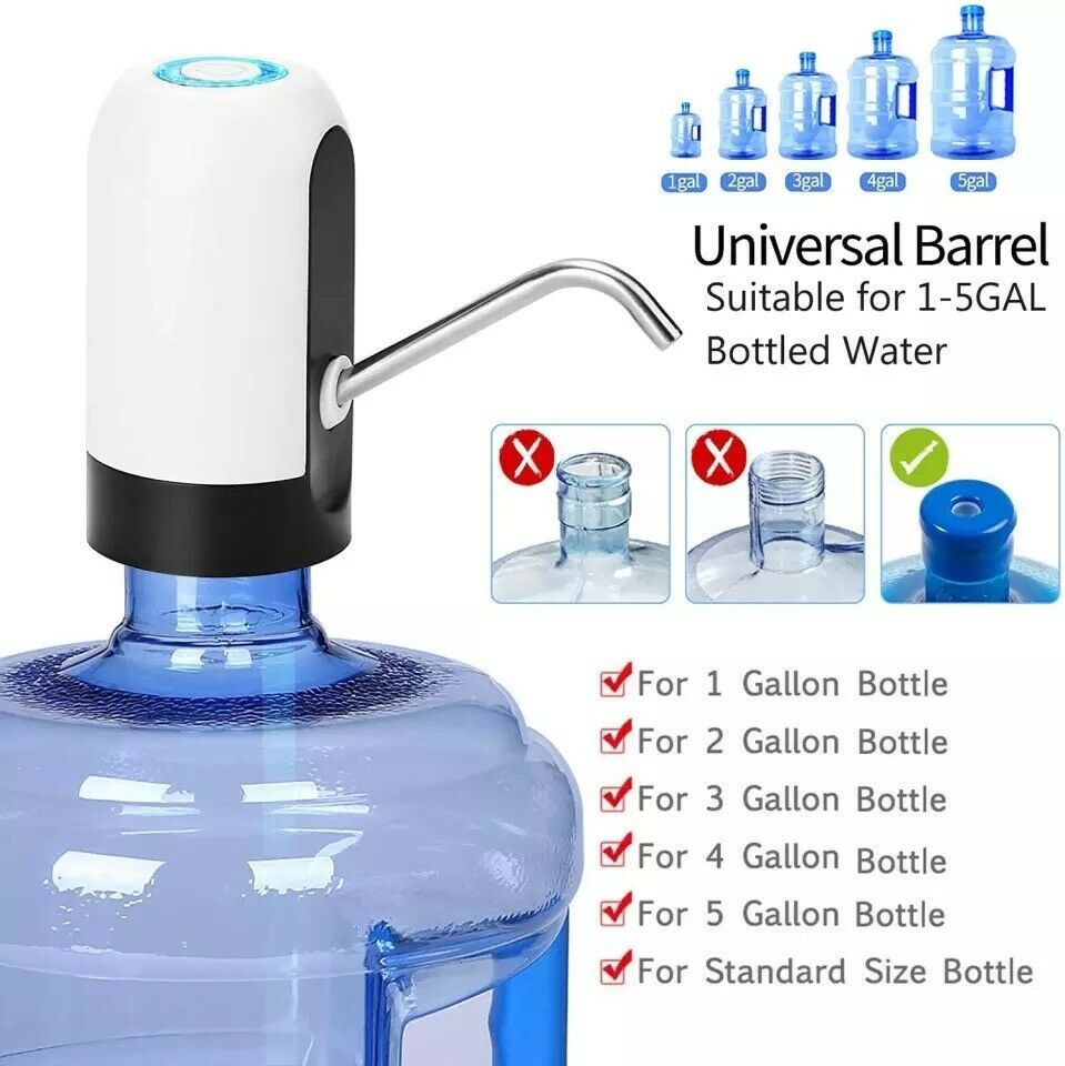 Water Bottle Electric Automatic Universal Dispenser 5 Gallon USB USB Water Dispenser Automatic Drinking Water Bottle - EBS PLATFORM INC.