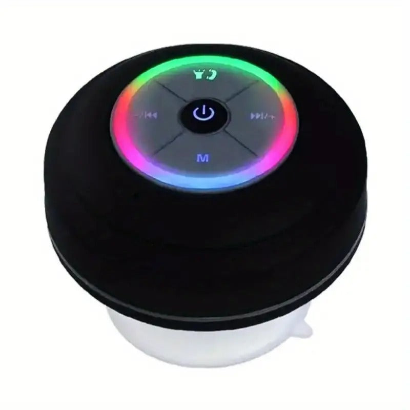 Wireless Speaker In The Bathroom - Audio, USB Charging Button Control, With Suction Cup, Secure Installation - Wireless Connection - EBS PLATFORM INC.