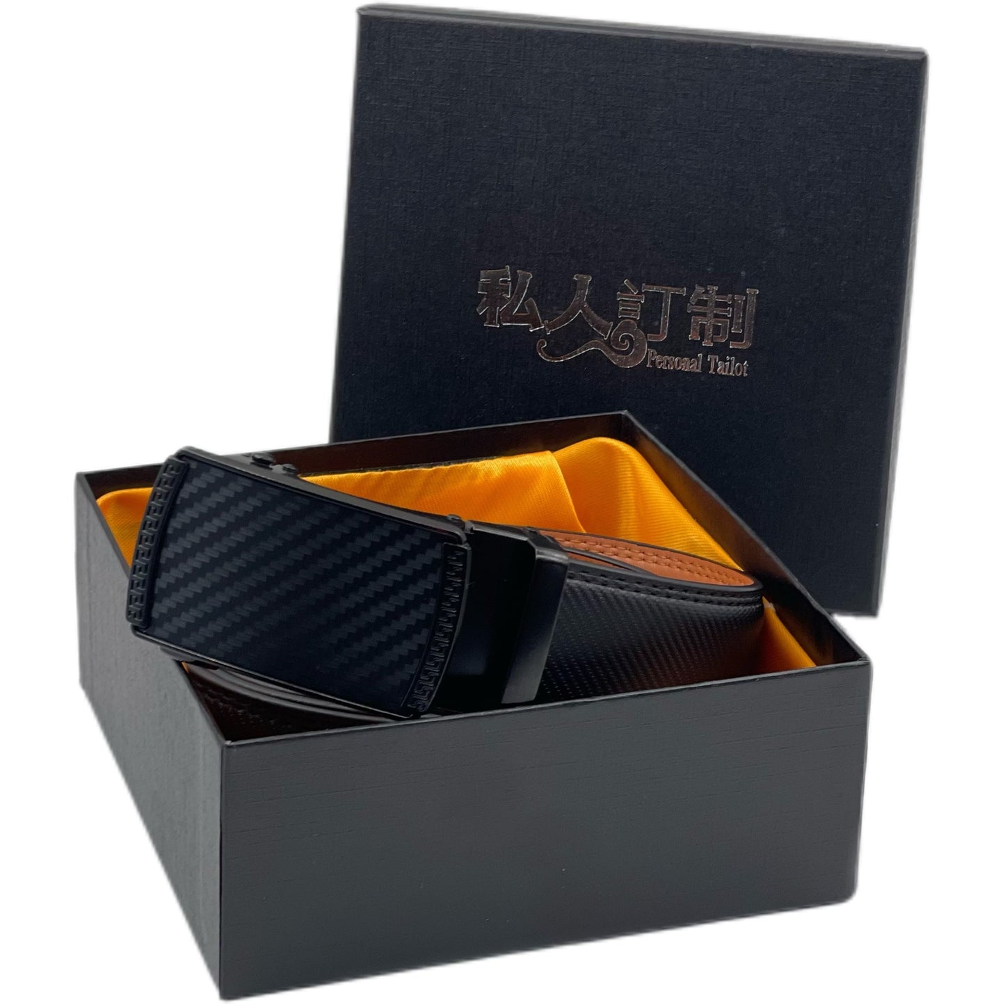 Men's Leather Belt Versatile Cowhide Automatic Buckle - EBS PLATFORM INC.