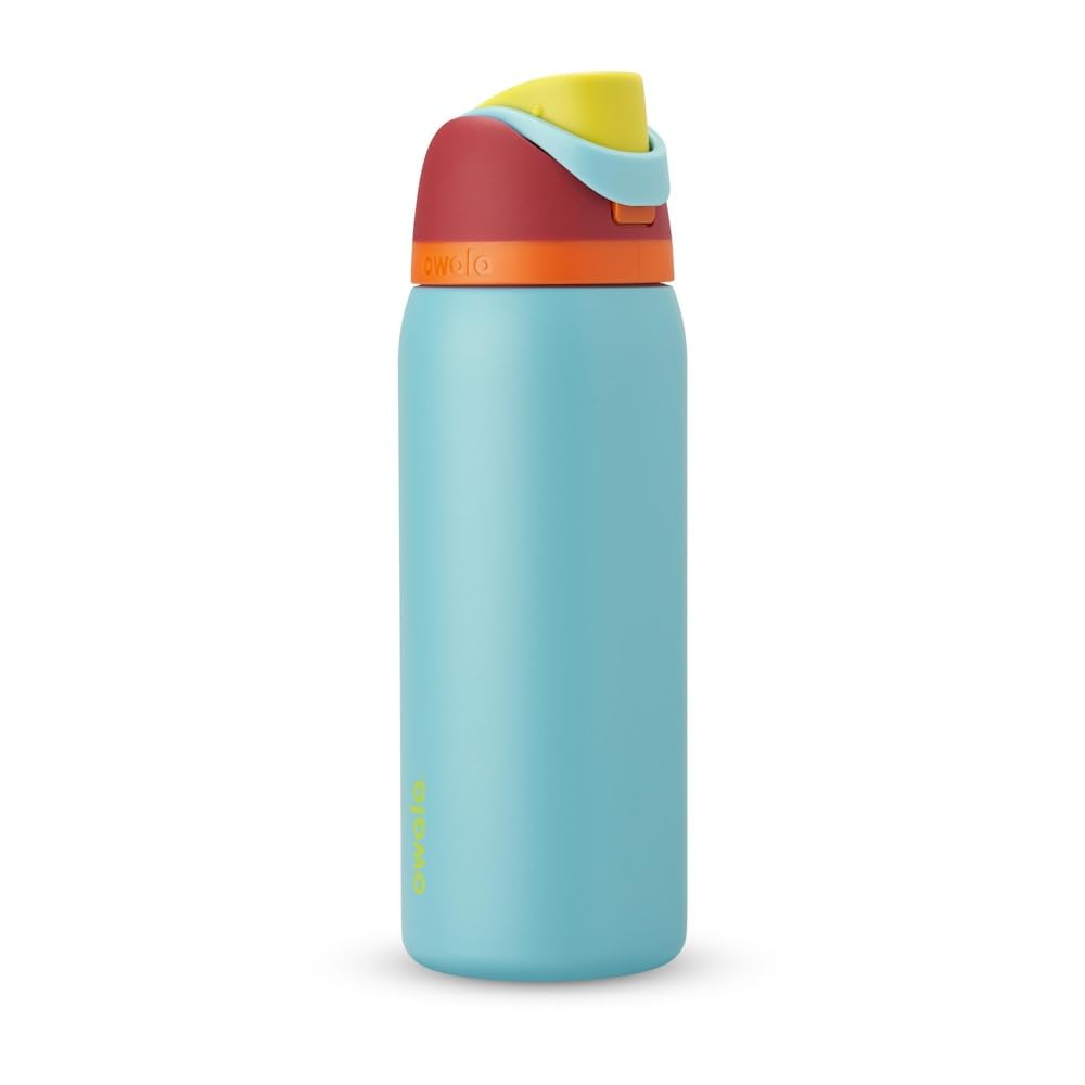 Owala FreeSip Insulated Stainless Steel Water Bottle with Straw, BPA-Free Sports Water Bottle, Great for Travel, 24 Oz, Denim