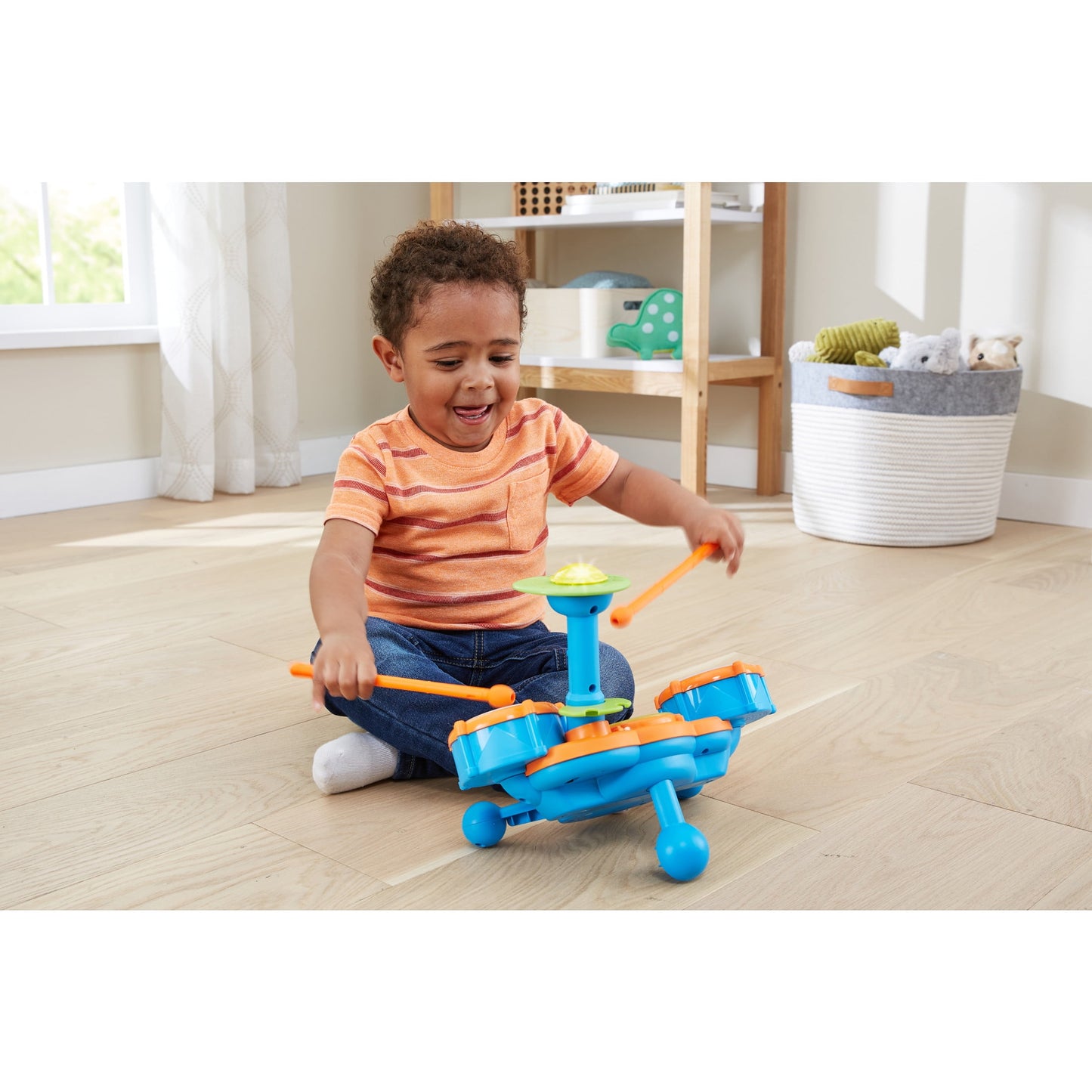 VTech KidiBeats Drum Set with Accessories, Baby and Toddler Toys