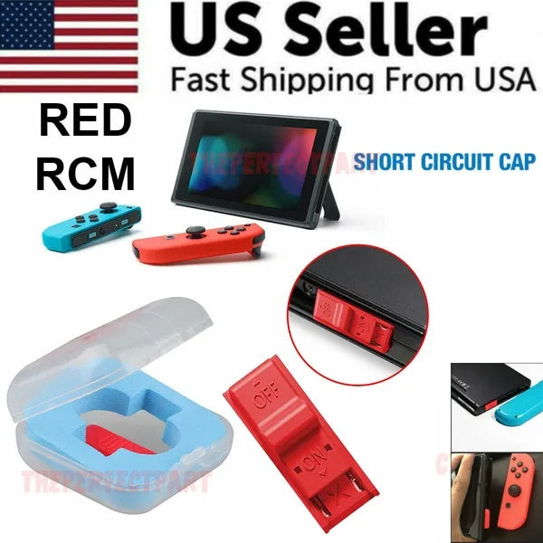 RED RCM Tool Clip Short Circuit Jig For Nintendo Loader Recovery Mode NEW - EBS PLATFORM INC.