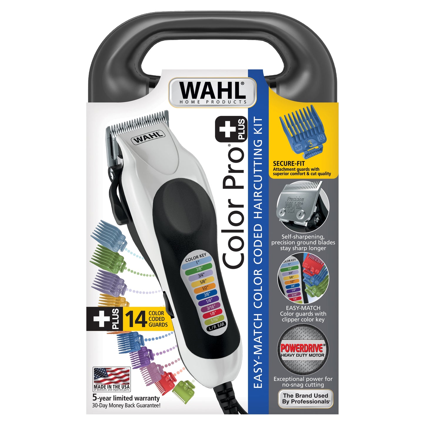 Wahl Color Pro Plus Haircut Kit, Power-Drive , Corded - 79752T