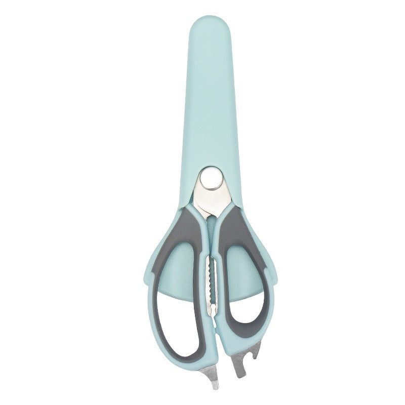 7-in-1 Multi-Purpose Kitchen Scissors With Magnetic Holder - Ultra-Sharp Stainless Steel Blades For Meat, Fish, Vegetables, Nuts & Bottles - Ergonomic Non-Slip Grip, Detachable & Easy To Clean - Profe - EBS PLATFORM INC.
