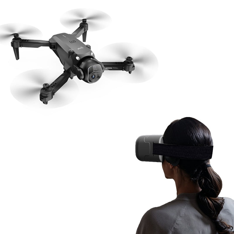 H20 8K/4K FPV VR Drone – Mini Foldable UAV with Headset, Smart Flight & Dual Camera