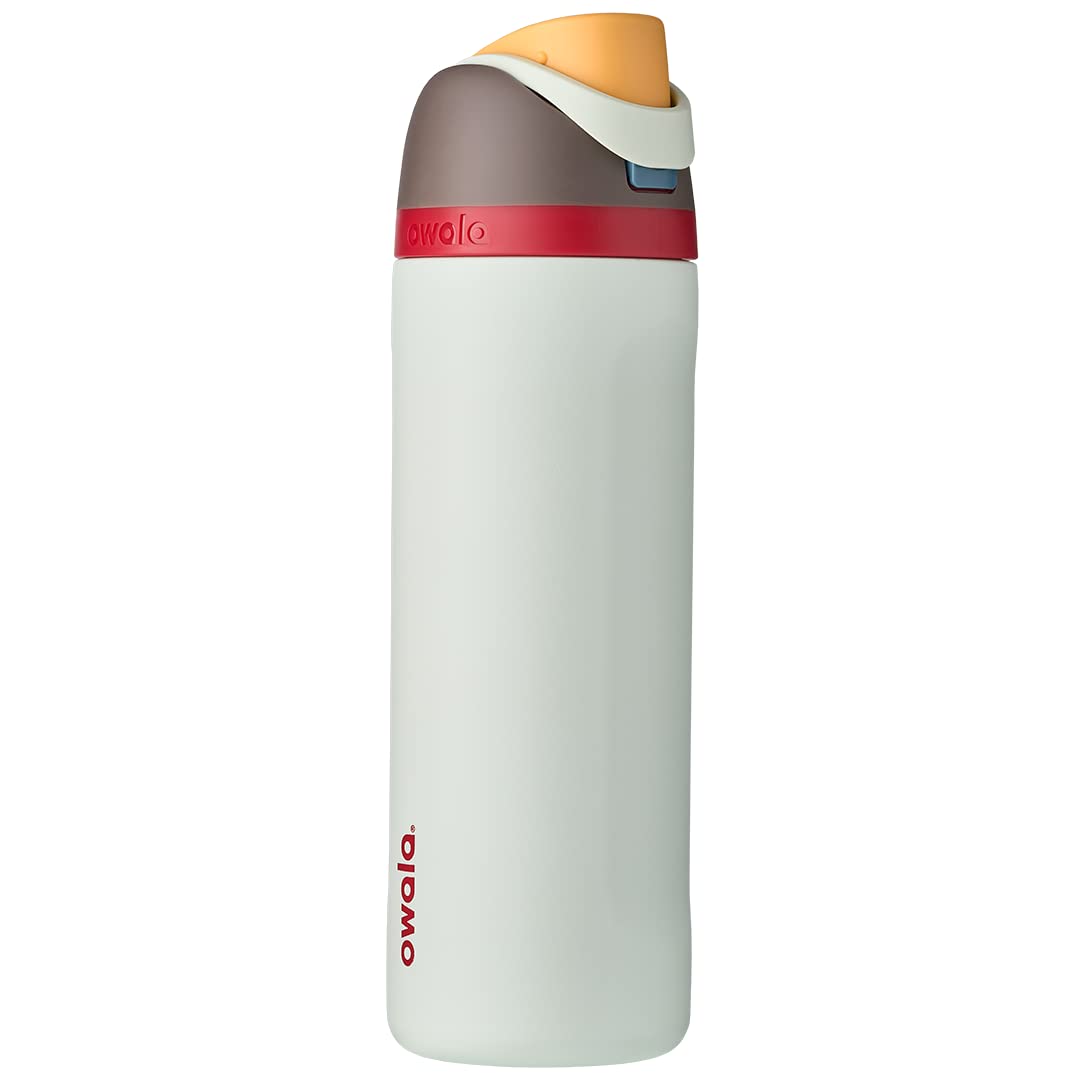 Owala FreeSip Insulated Stainless Steel Water Bottle with Straw, BPA-Free Sports Water Bottle, Great for Travel, 24 Oz, Denim