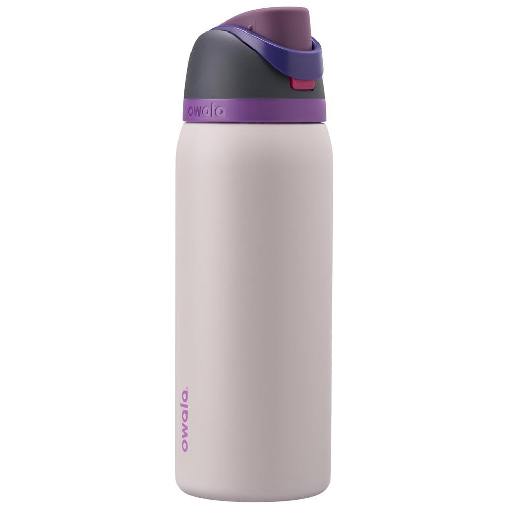 Owala FreeSip Insulated Stainless Steel Water Bottle with Straw, BPA-Free Sports Water Bottle, Great for Travel, 24 Oz, Denim