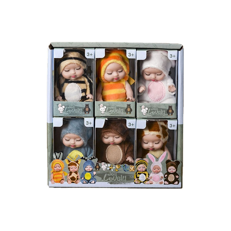 6pcs Princess Doll Gift Box, Perfect Birthday And Holiday Gift, Christmas , Halloween Gift For Girls