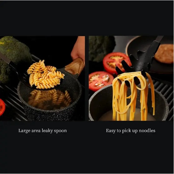 Cooking Utensil Set Premium 5 Piece Kitchen Utensil Set - Stainless Steel Handle And Nylon Faucet, Non-Stick, Heat Resistant, For Home, Kitchen Gift