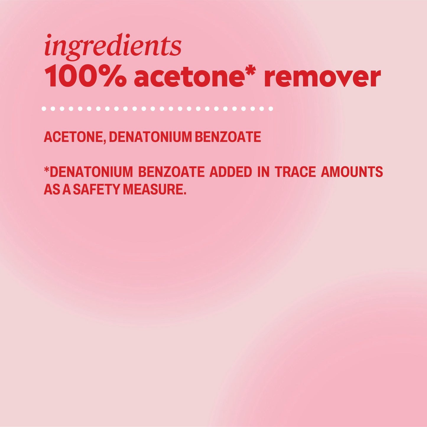 ONYX Professional 100% Acetone* Nail Polish Remover 16 fl oz