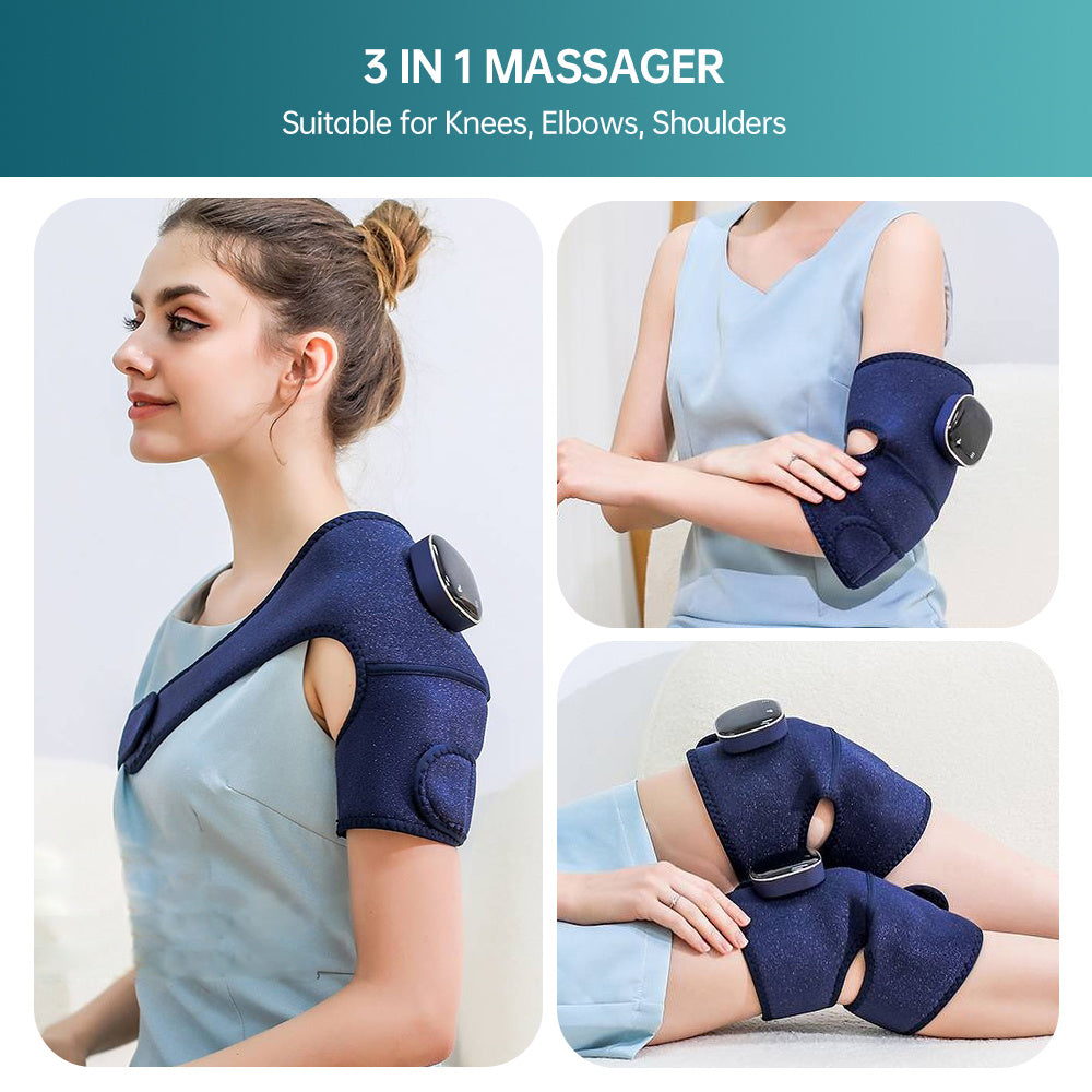 Trending Smart Knee Massager With Heat 3 Vibration Modes & Type-C Fast Charging