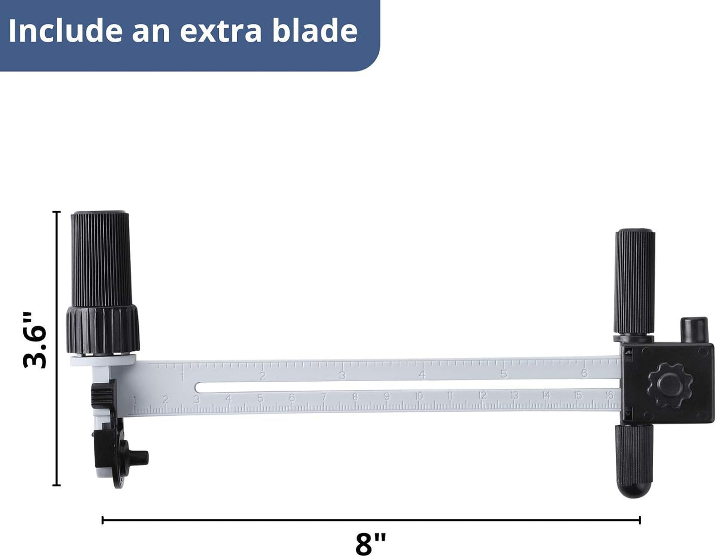 Mr. Pen- Compass Circle Cutter, Rotary Circle Cutter, Circle Cutter, Circle Cutter for Paper Crafts, Compass Cutter, Fabric Circle Cutter, Circular Cutter, Cutting Compass