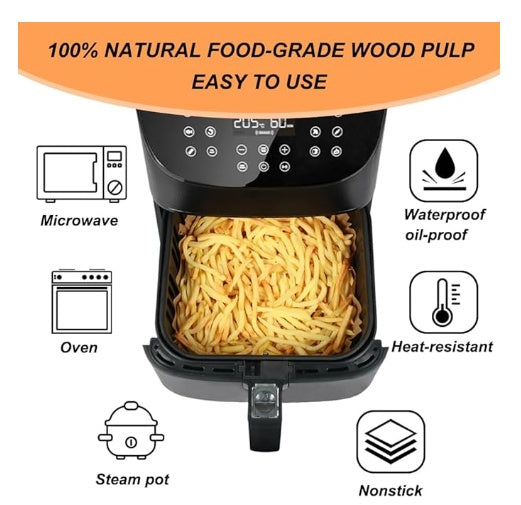 Disposable Air Fryer Paper - Square