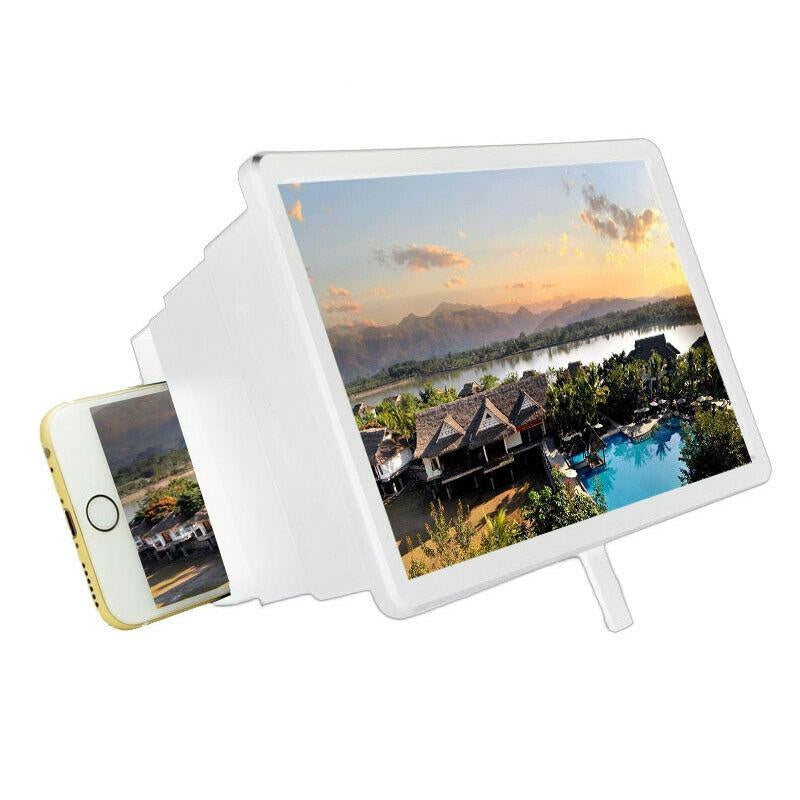 White Mobile Phone Screen Magnifier, Bringing A Wider Viewing Field