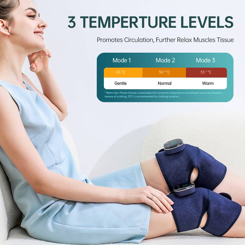 Trending Smart Knee Massager With Heat 3 Vibration Modes & Type-C Fast Charging