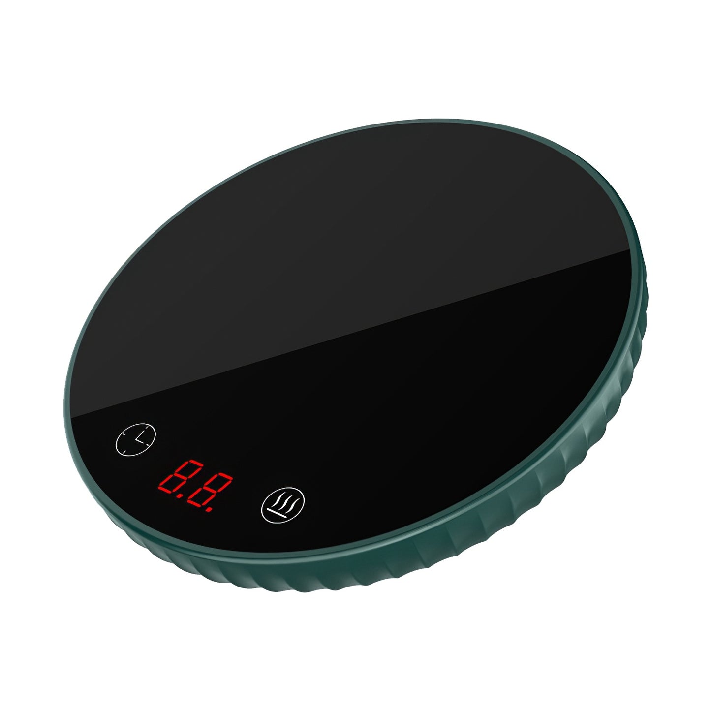 2 Colors Options -- 1Pc Desktop Electric Cup Warmer 8Hours Auto Off Overheating Protection Smart Timer Setting 2 Temperature Levels Ceramic Heating Panel For Office Home