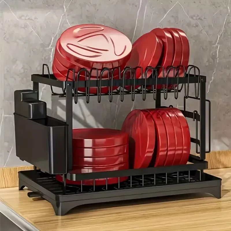 Kitchen Double Drain Rack