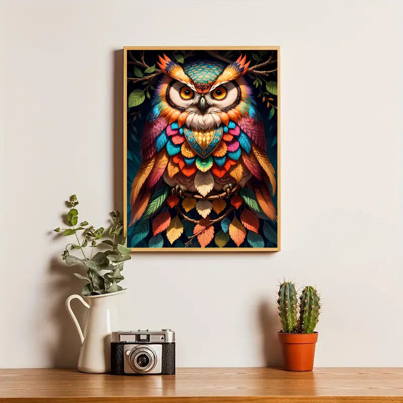 5DDIY Diamond Painting Set - Full Diamond Round Water Diamond Art, Sparkling Mosaic Handmade Home Decoration, Including Durable Canvas And Tools