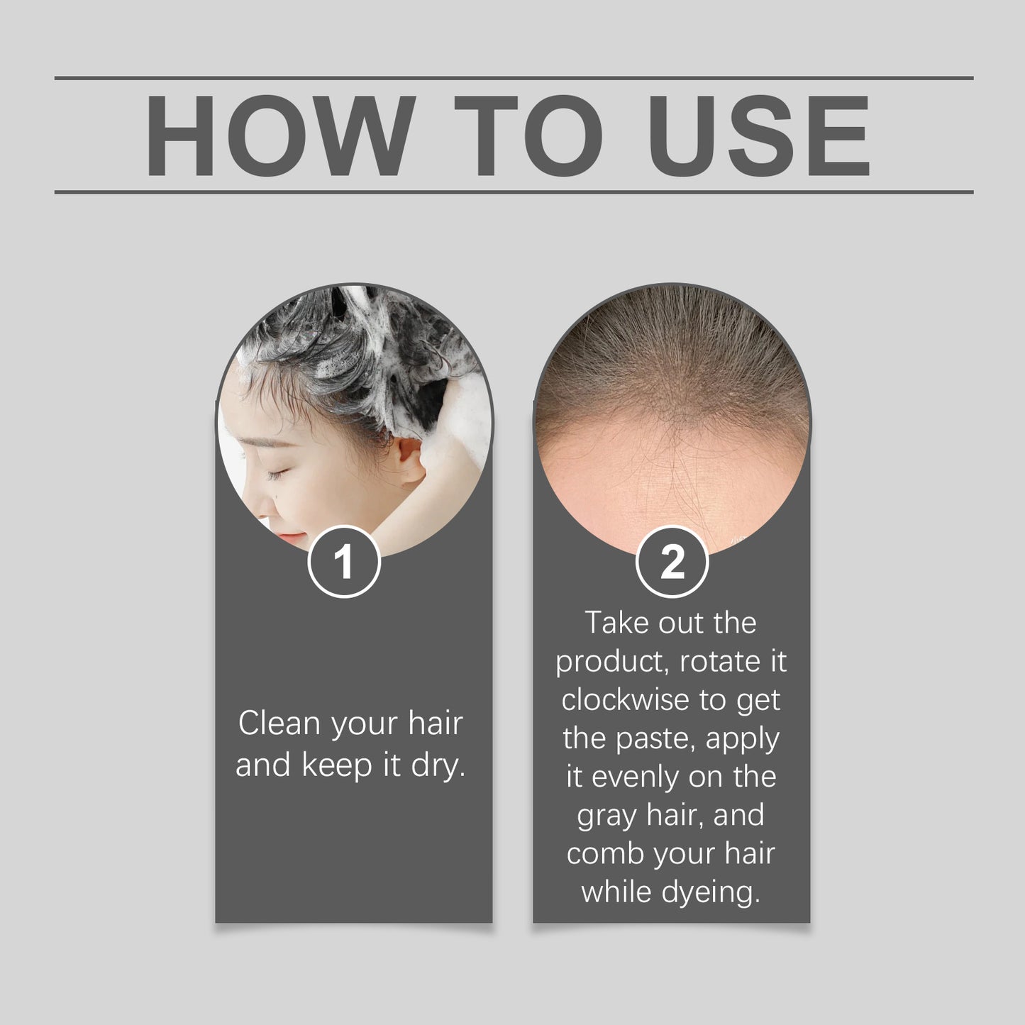 Hoegoa Hair Hair Hair Color Temporary Hair Hair Stick Is A Naturally Gentle And Non-irritating Pigmentation Hairdresser