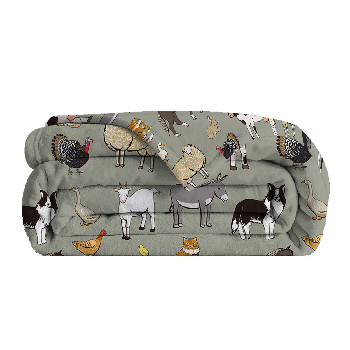 Various Animals Blanket Soft Pig Horse Durable Comfortable Blanket Women Birthday Gift Home Decoration Sofa Couch Office Bed Camping Travel 75x100cm 130x150cm 150x200cm