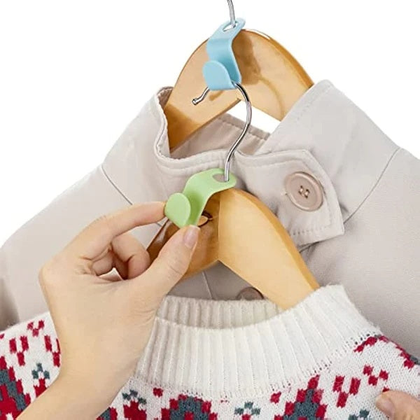 40 PCS Clothes Hanger Connector Hooks Closet Hangers Organizer Space Saving Clip - EBS PLATFORM INC.