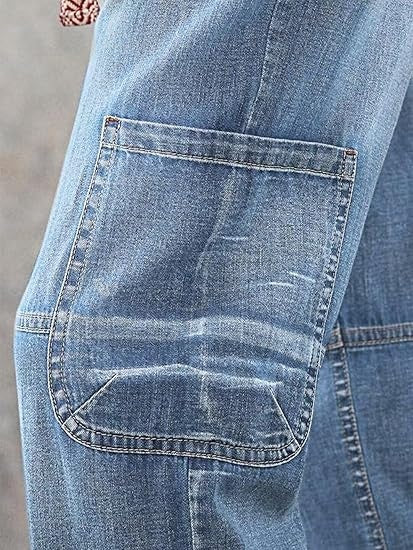 Women's High-Waist Lace-Up Jeans, Wide-Leg Full-Length Jeans With A Sexy Corset-Style Side Lacing, Statement Denim For Parties And Festivals Forbidden Platform - Temu