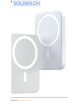 Portable Magnetic Power Bank – Wireless Fast Charging Mini Back Clip Charger