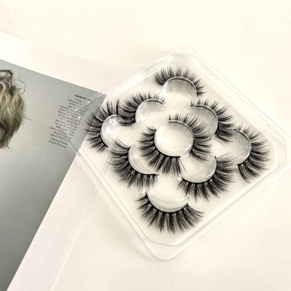 3D Volumizing 5 Pairs Of False Eyelashes