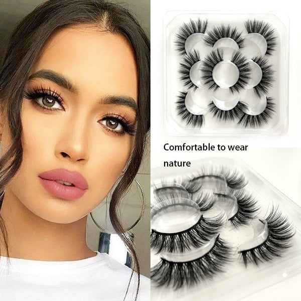 3D Volumizing 5 Pairs Of False Eyelashes