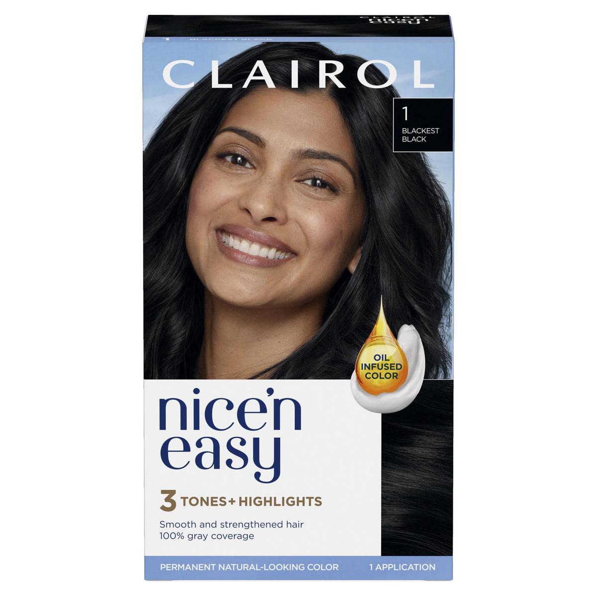 Clairol Nice'n Easy Permanent Hair Color Cream, 8R Medium Reddish Blonde, Hair Dye, 1 Application