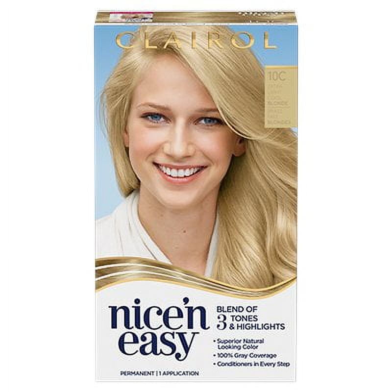 Clairol Nice'n Easy Permanent Hair Color Cream, 8R Medium Reddish Blonde, Hair Dye, 1 Application