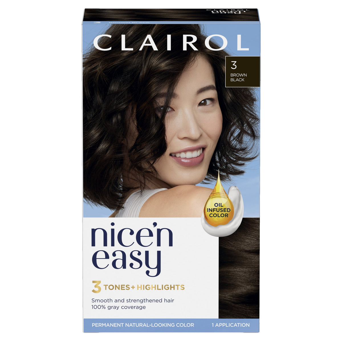 Clairol Nice'n Easy Permanent Hair Color Cream, 8R Medium Reddish Blonde, Hair Dye, 1 Application