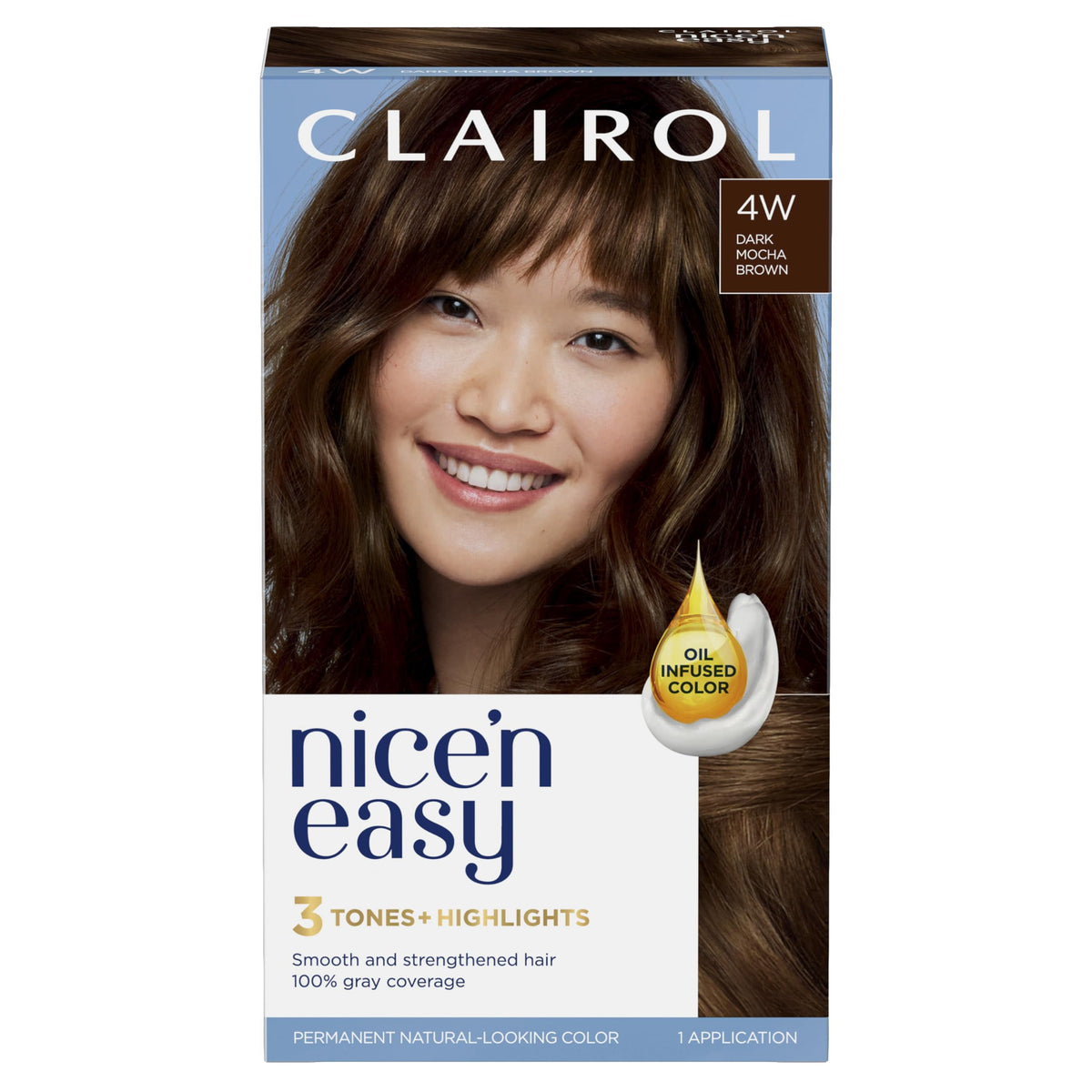 Clairol Nice'n Easy Permanent Hair Color Cream, 8R Medium Reddish Blonde, Hair Dye, 1 Application