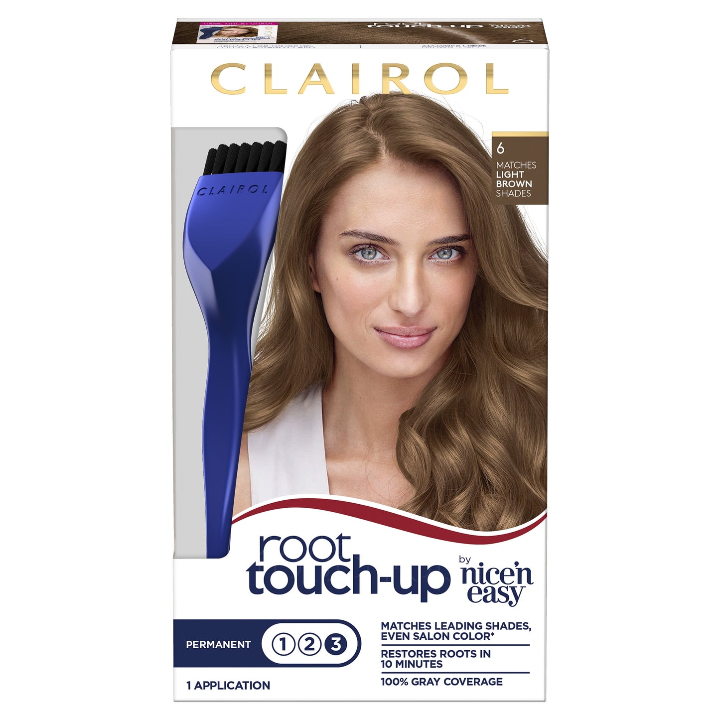 Clairol Root Touch-Up Nice'n Easy Permanent Hair Dye, 5A Medium Ash Brown, Hair Color, 1 Kt