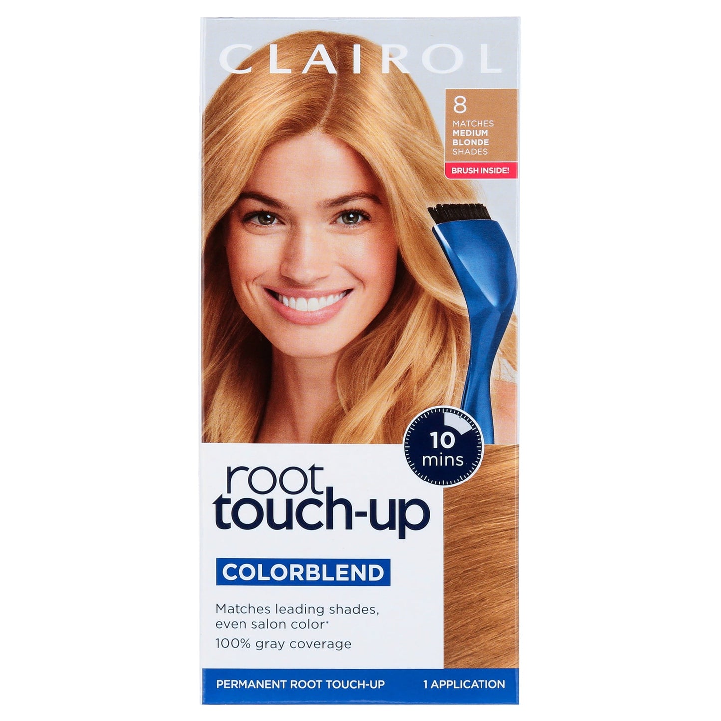Clairol Root Touch-Up Nice'n Easy Permanent Hair Dye, 5A Medium Ash Brown, Hair Color, 1 Kt