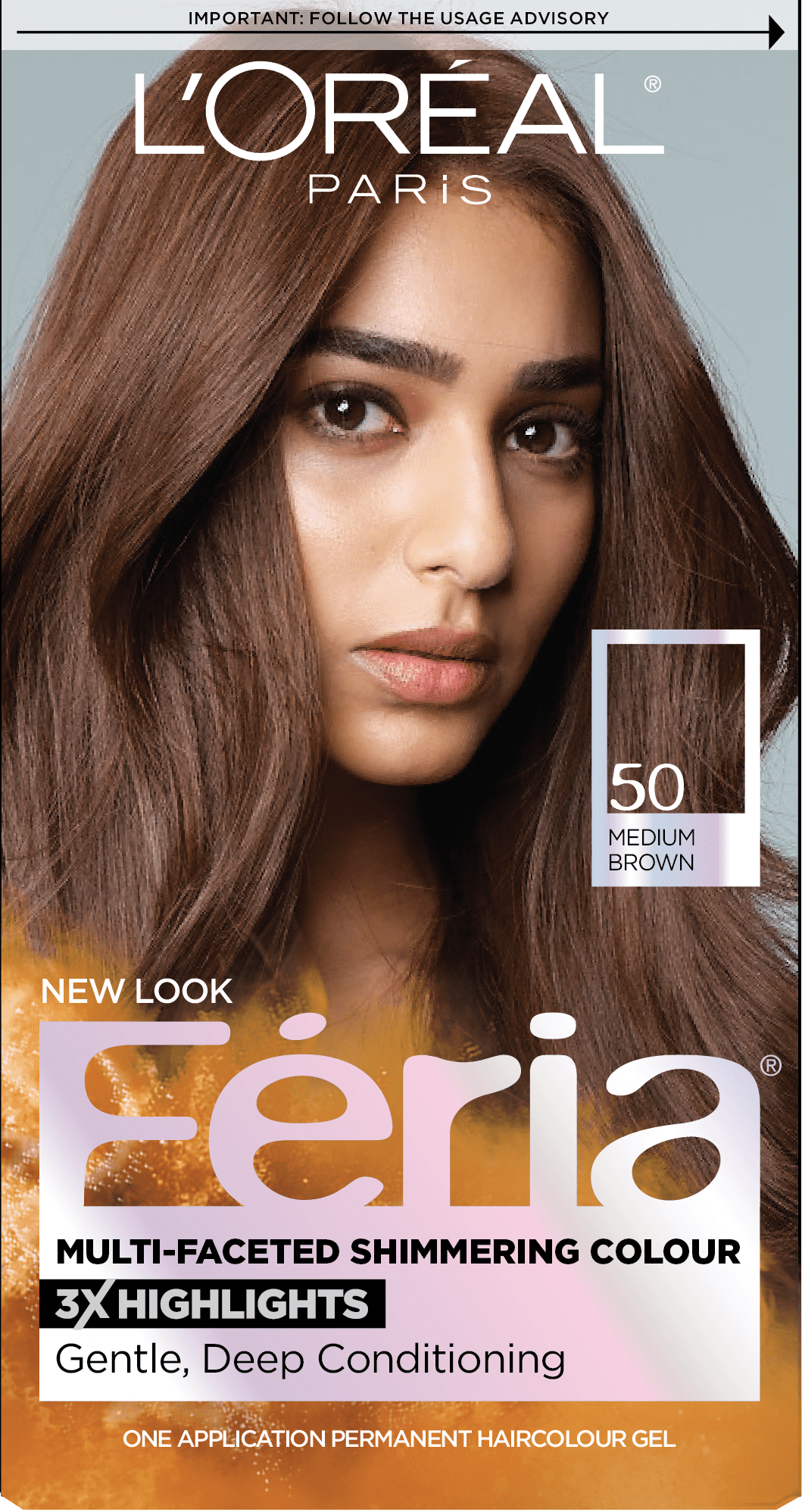 L'Oreal Paris Feria Shimmering Permanent Hair Color, R57 Cherry Crush, 1 Kit