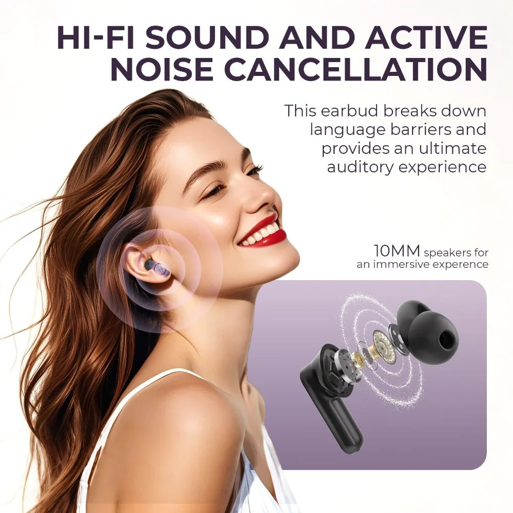 LinguaPods™ AI Translator Earbuds 🌍🎧